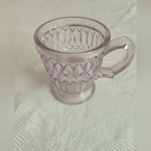 VTG Loops w/ Dewdrops by U S Glass co. Ca. 1890's is slight sun color amethyst